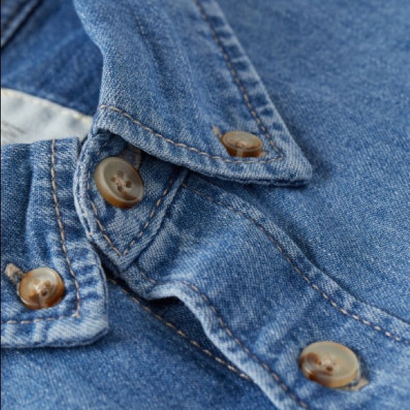 Denim Shirt Brand H&M New with Tags - Picture 4 of 5